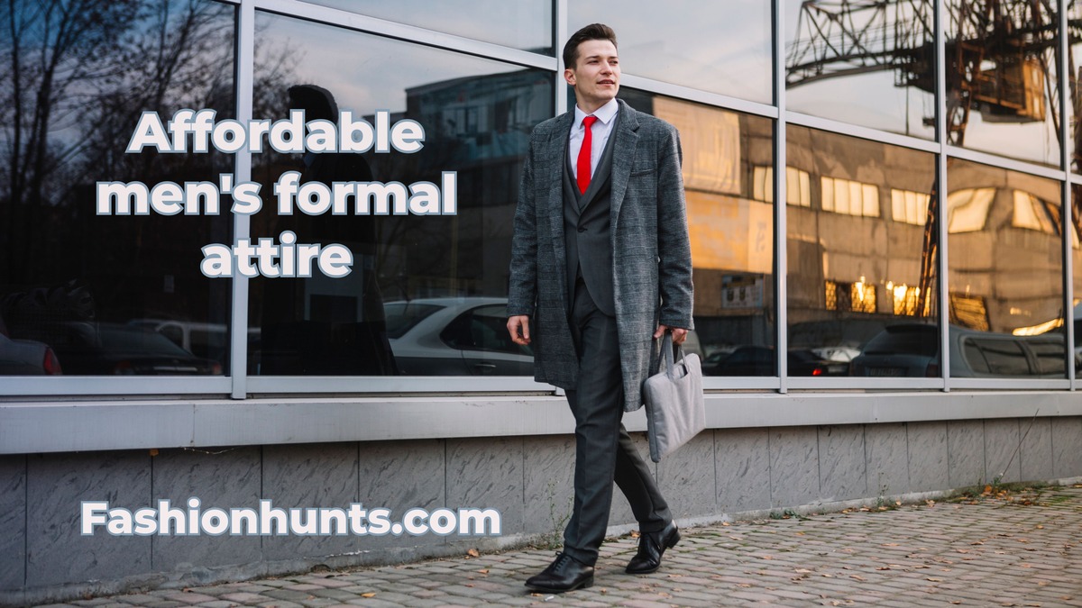 Affordable men's formal attire